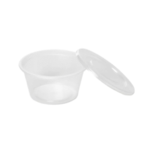Pote para Salsas Plástico 55cc C/tapa x 100 unidades